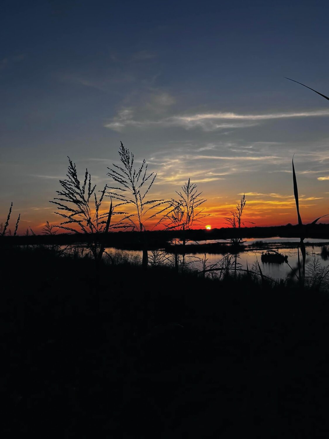 April Martin took this Sunset on Lake Okeechobee photo at Lock 7 on Oct. 14, 2023.